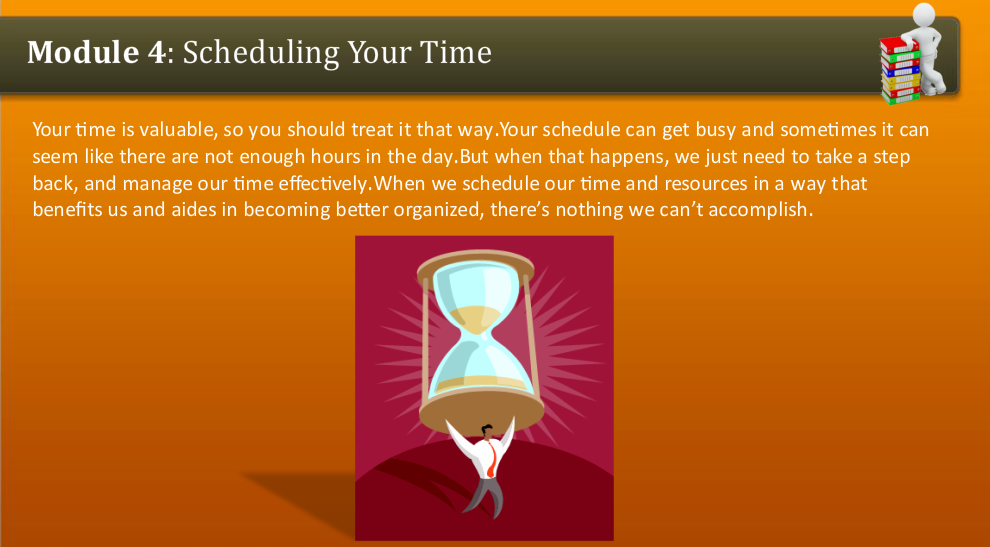 Scheduling Your Time Freshskills